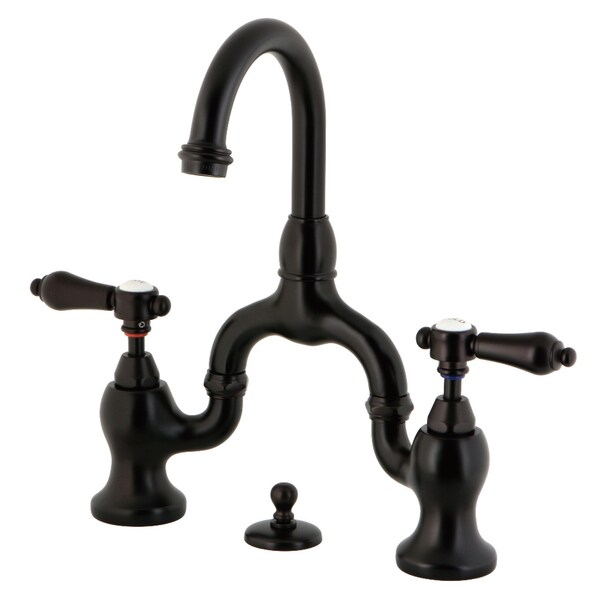 Kingston Brass KS7995BAL Bridge Bathroom Faucet with Brass Pop-Up, Oil Rubbed Bronze KS7995BAL - main